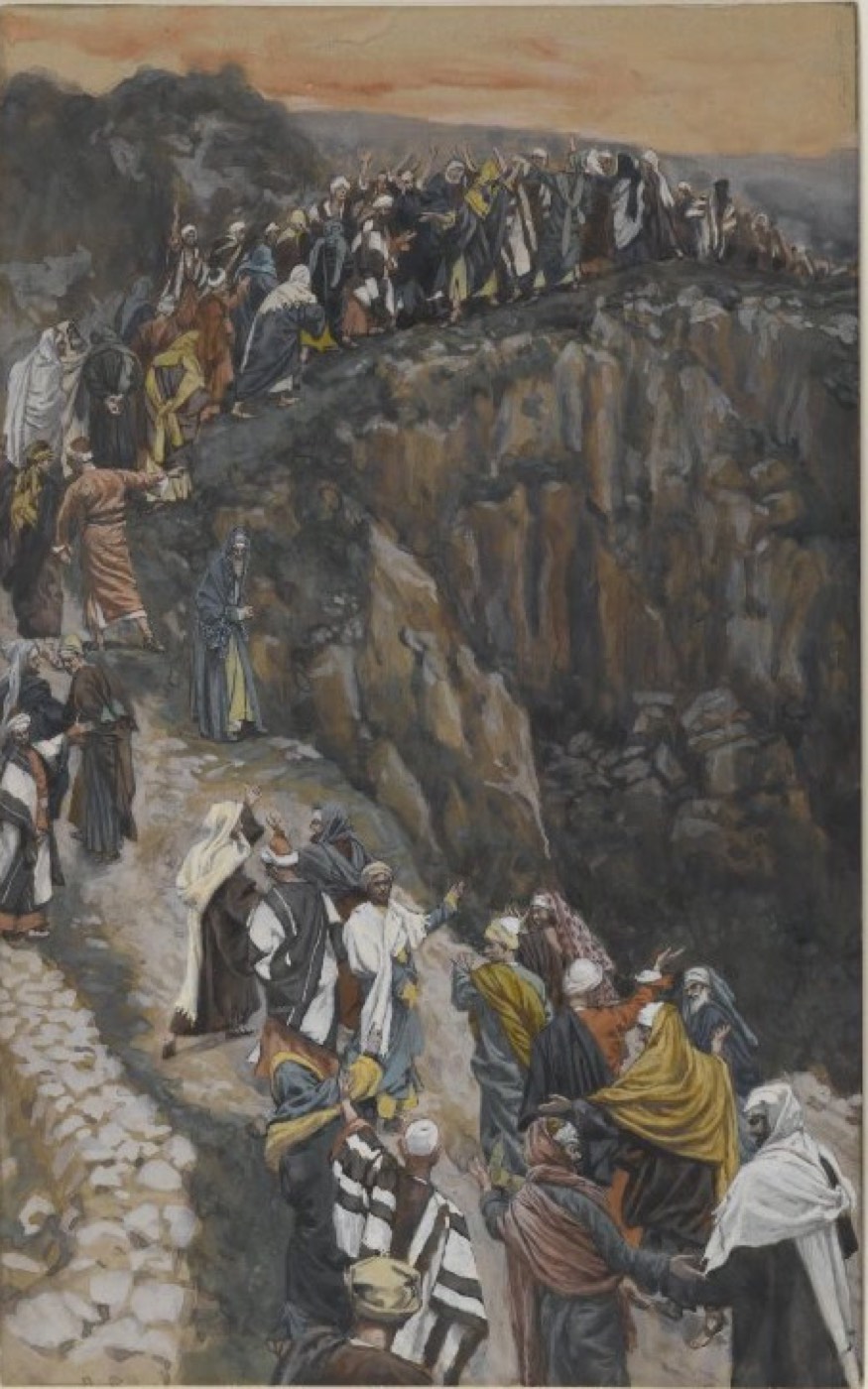 The Brow of the Hill near Nazareth (L'escarpement de Nazareth), James Tissot