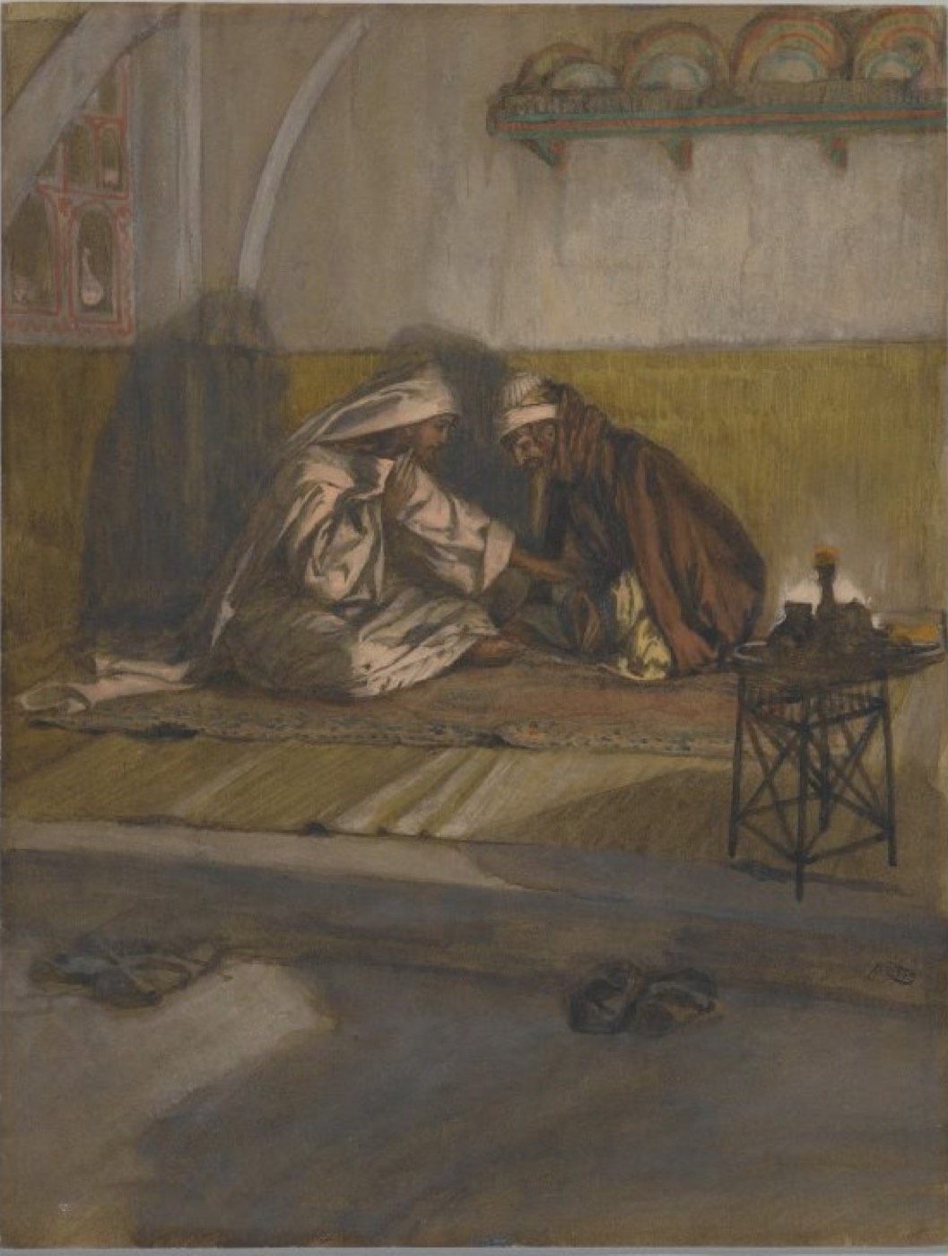 Беседа Иисуса с Никодимом (Entretien de Jésus et de Nicodème), Джеймс Тиссо