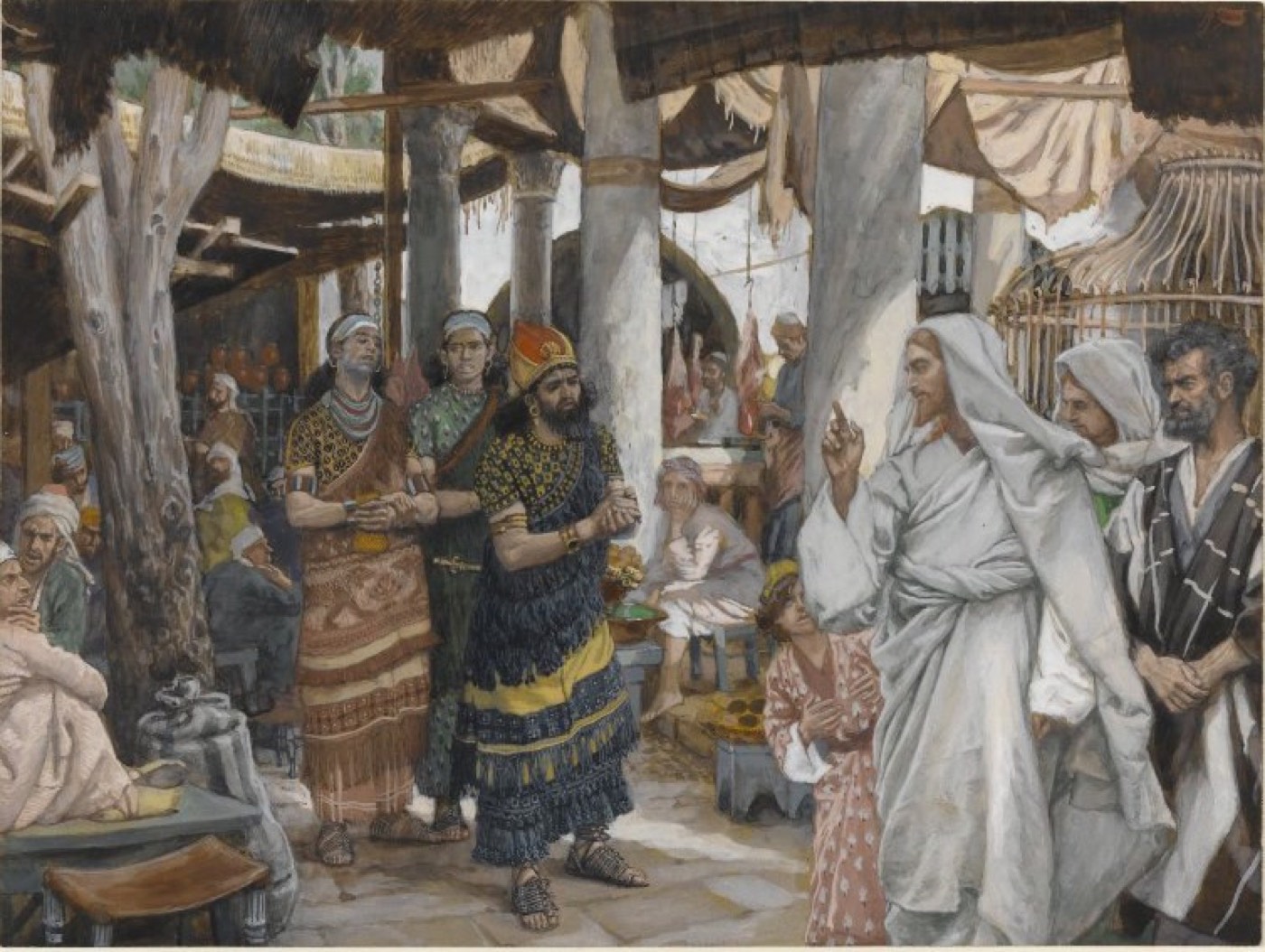 The Healing of the Officer's Son (La guérison du fils de l'officier), James Tissot