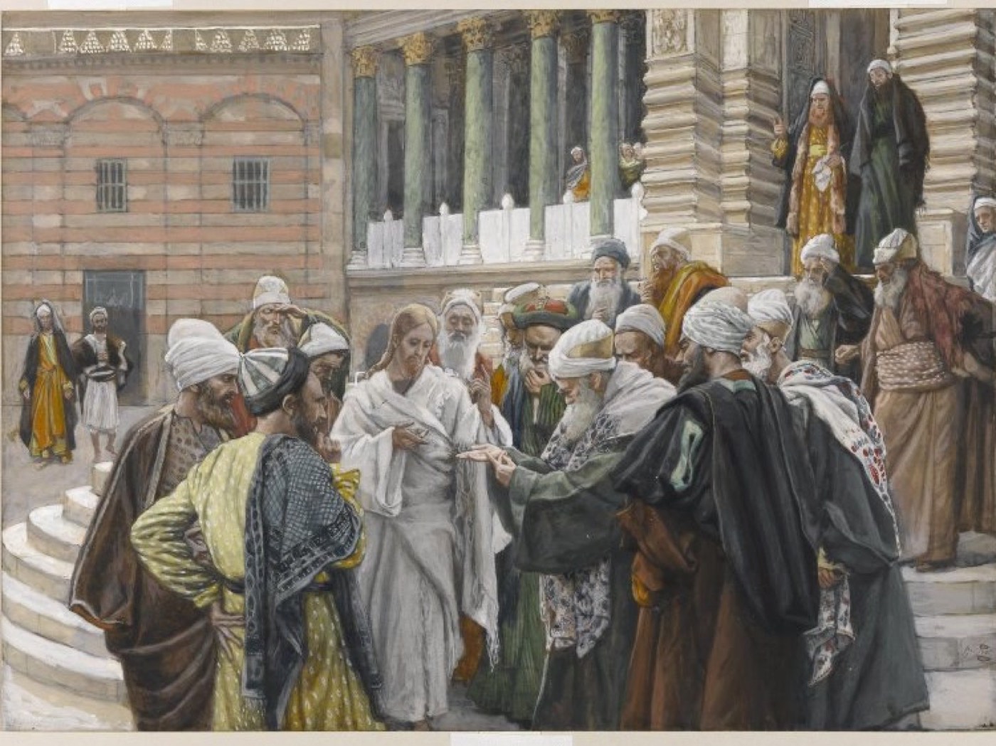 The Tribute Money (Le denier de César), James Tissot