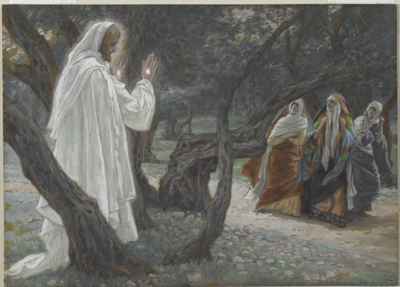 Явление Иисуса святым жёнам (Apparition de Jésus aux saintes femmes), Джеймс Тиссо