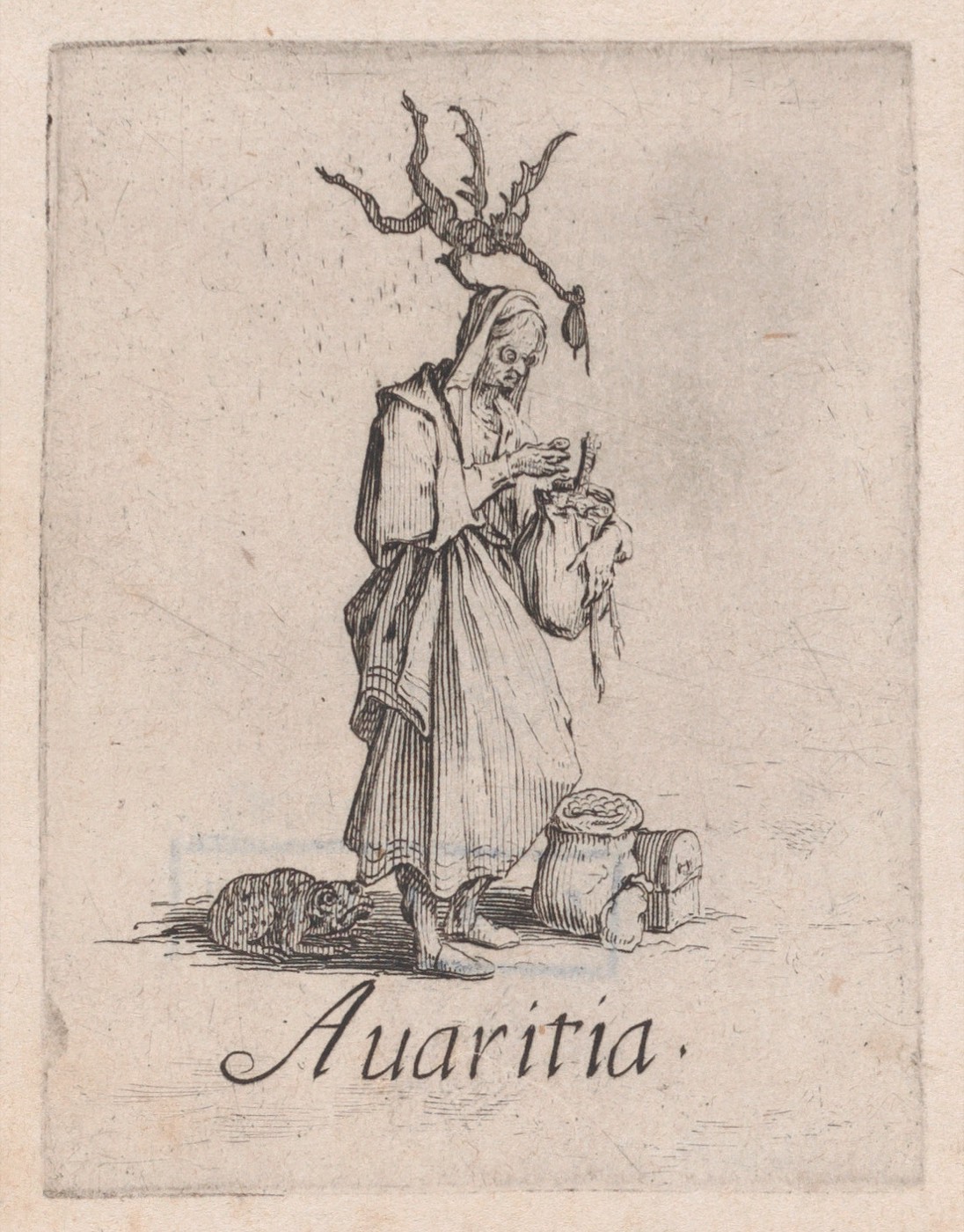 L'Avarice (Greed), from "Les Péchées Capitaux" (The Deadly Sins)