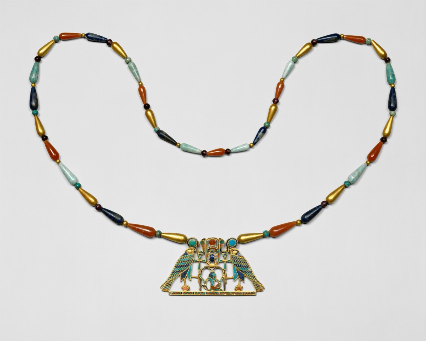 Pectoral and Necklace of Sithathoryunet with the Name of Senwosret II