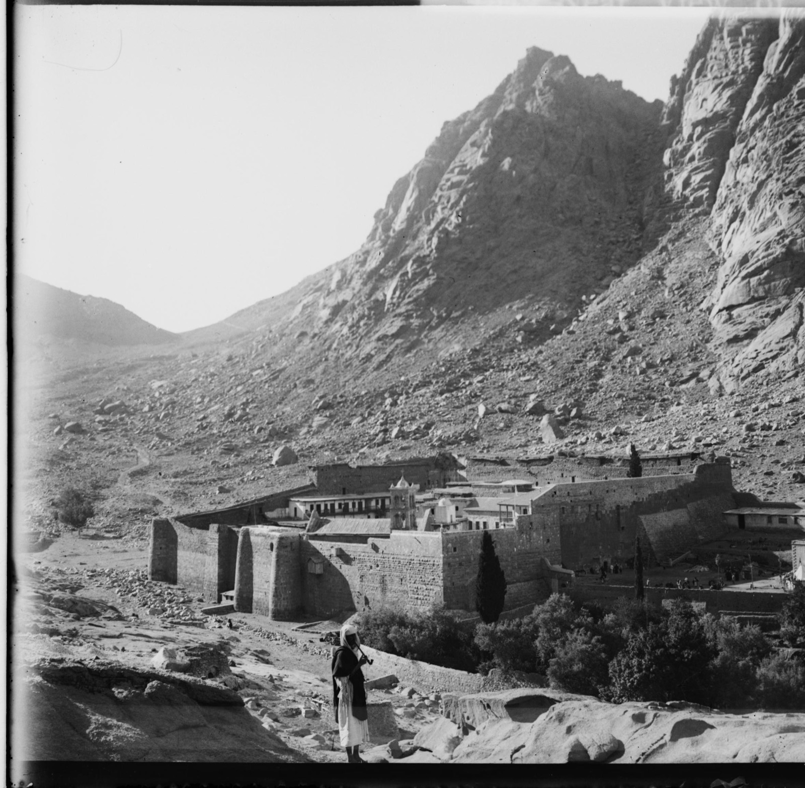 To Sinai via the Red Sea, Tor, and Wady Hebran. Monastery of St. Katherine [i.e., Monastery of St. Catherine].