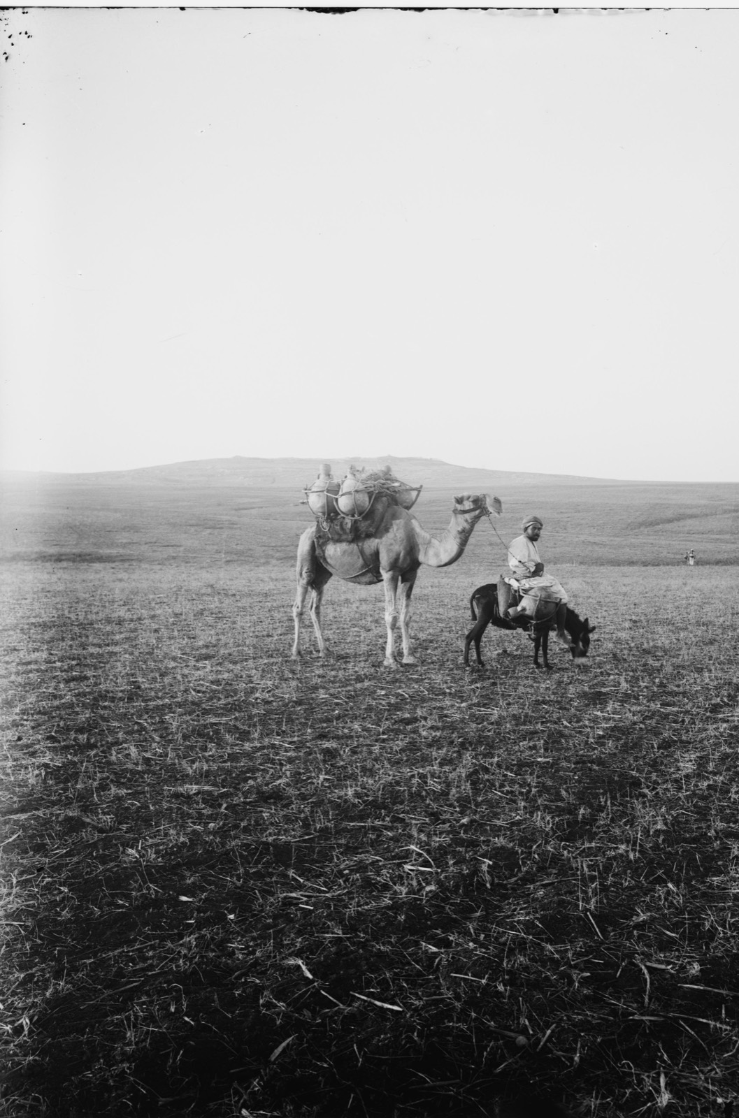 Jaffa to Jerusalem. Distant view of Gezer (Abou Shusheh)