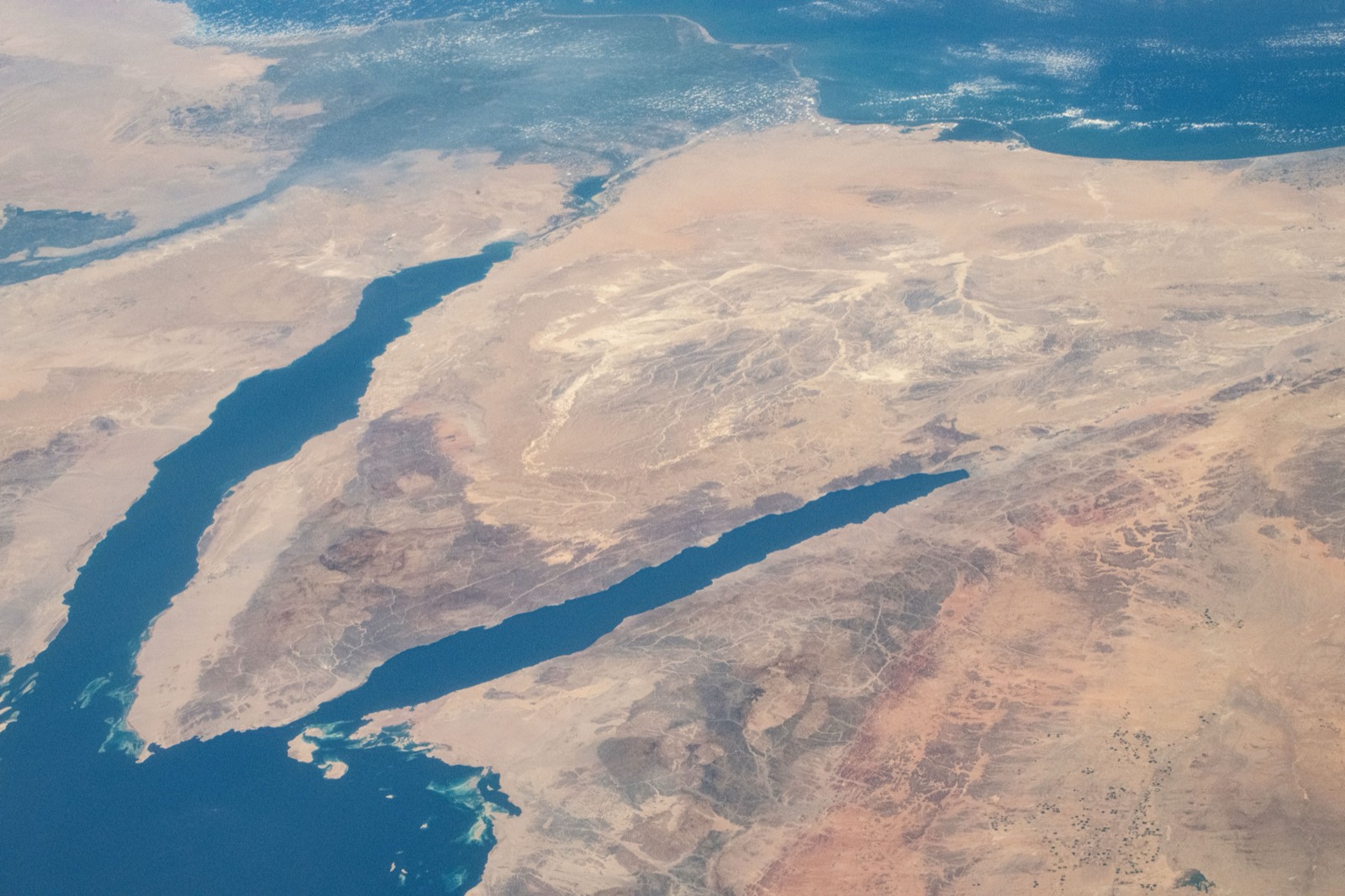 The whole Sinai Peninsula