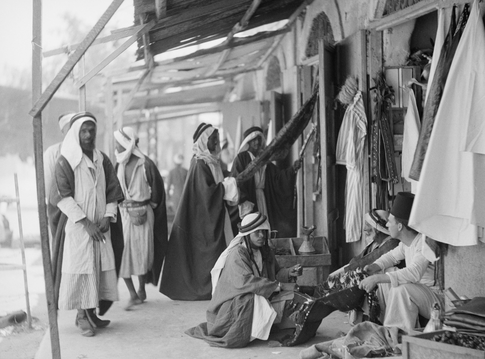 Beersheba and surroundings. (Beer Saba). Beersheba. Bedouin bazaar